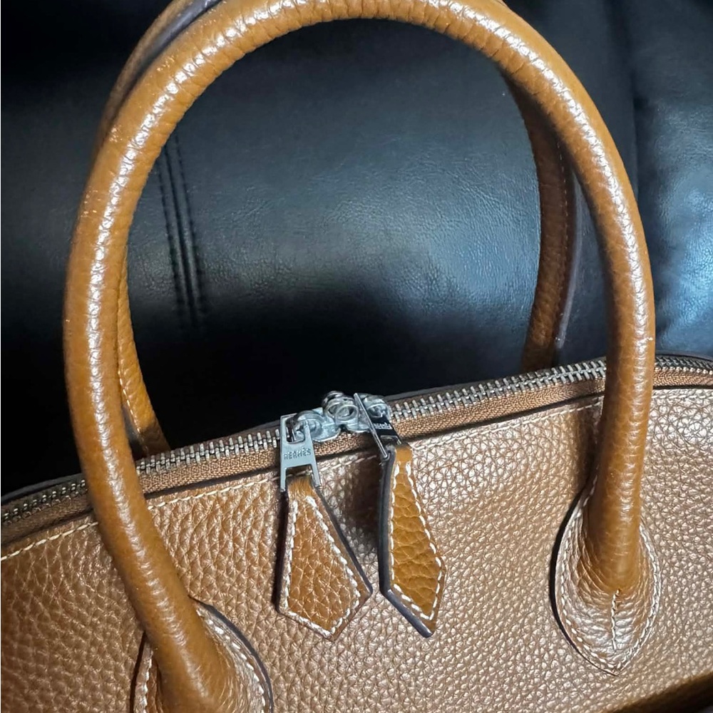 VINTAGE Bolide Hermes Tan Leather Satchel - Picture 5 of 16